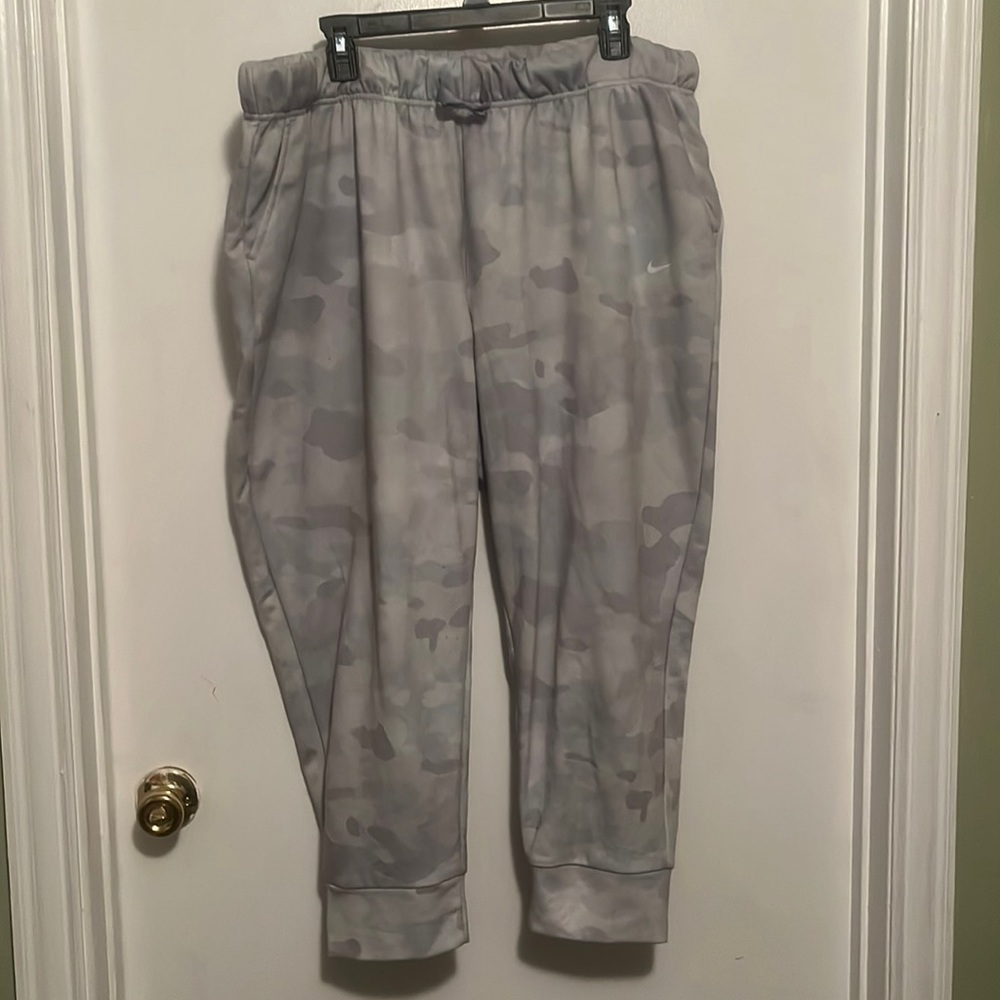 Camo Nike Joggers in used condition